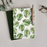 Monstera Yeşil Bitkiler Çizgisiz Defter