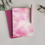 Pembe Bulutlar Çizgisiz Defter