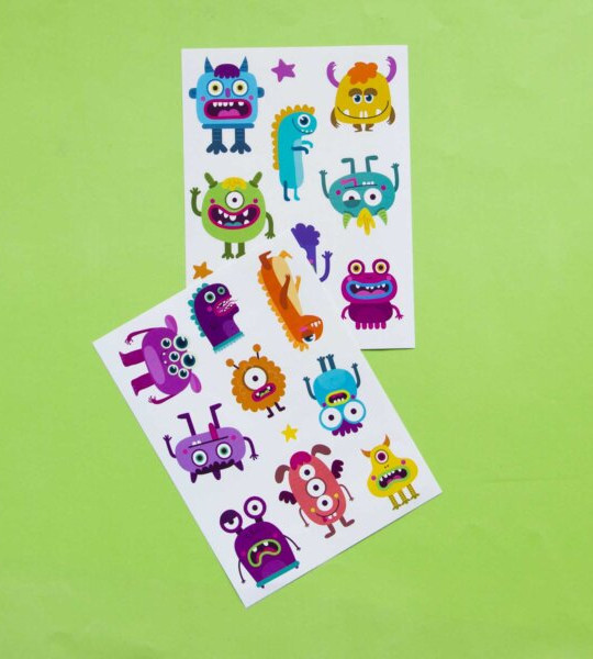 Monsters Sticker Set