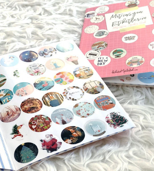 Motivation Sticker Book - Motivasyon etiket Kitabı