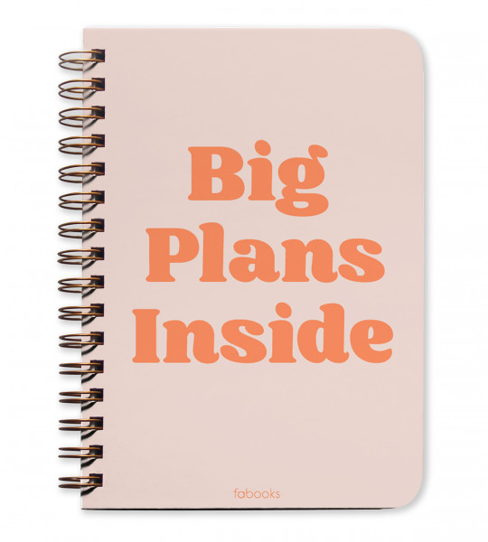 Big Plans Inside Undated Planner